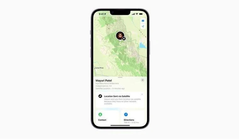 石城苹果14维修分享iPhone14系列中 FindMy功能通过卫星分享位置方法教程 